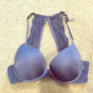 Aerie Day To Play Plunge Bra Blue Size 34C *NEW*